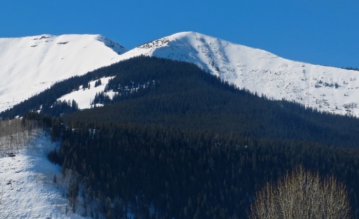 Windslab on east aspect of Red Coon that likely failed naturally on 2/2/15