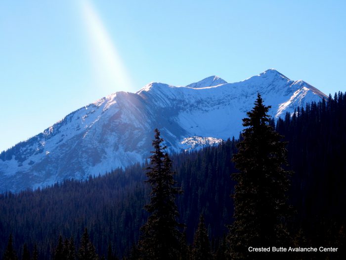 Northerly aspect of Gothic Mtn