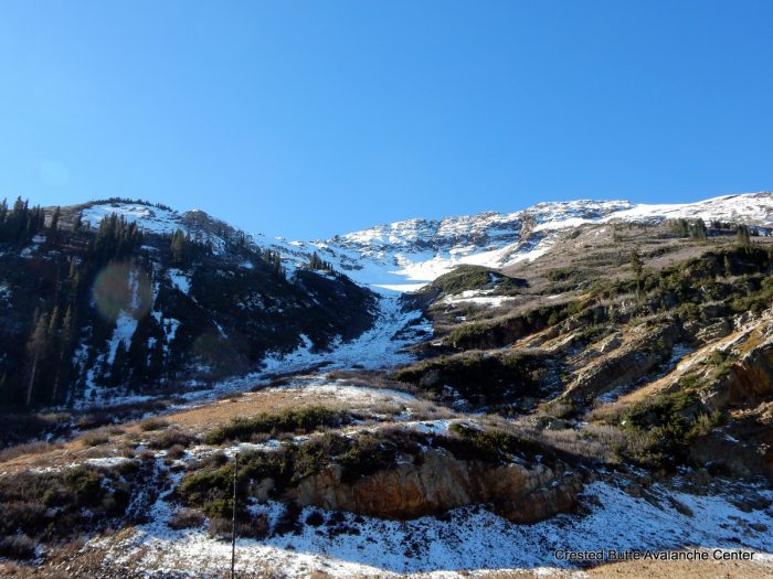 NE aspect of Baldy