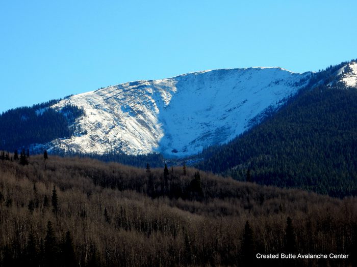 Northeasterly aspects of Cement Mtn