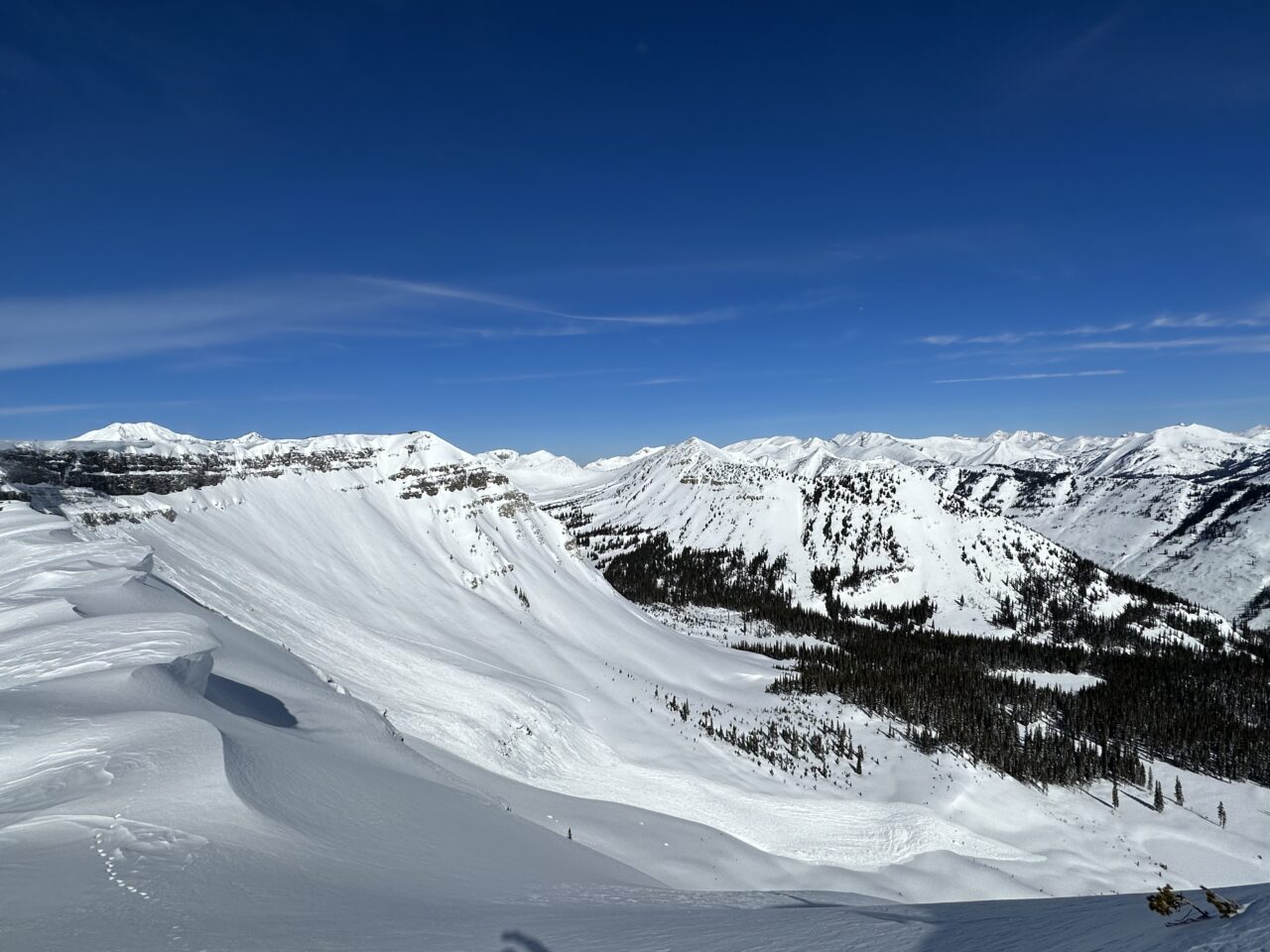 Cornice fall triggered deep slab in Redwell Basin | Crested Butte ...